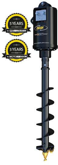 Digga North America - PDI-5 2 Speed Auger Drive Unit