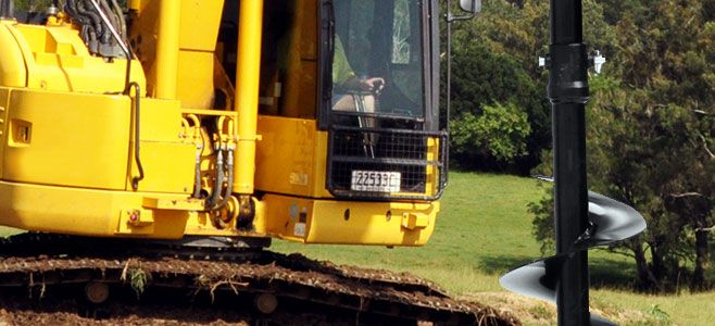 Drilling Auger Bit extensions for auger drives with 3in hex shafts - Digga North America