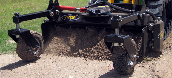 Power Rake for mini machines - Digga North America