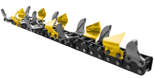 Digga North America - Combination chain for Digga bigfoot and hydrive trenchers.