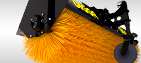 Digga Skid Steer Angle Broom Attachment